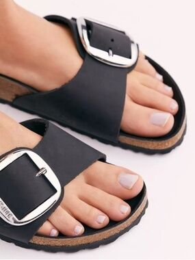 Madrid Big Buckle Sandal - size 40